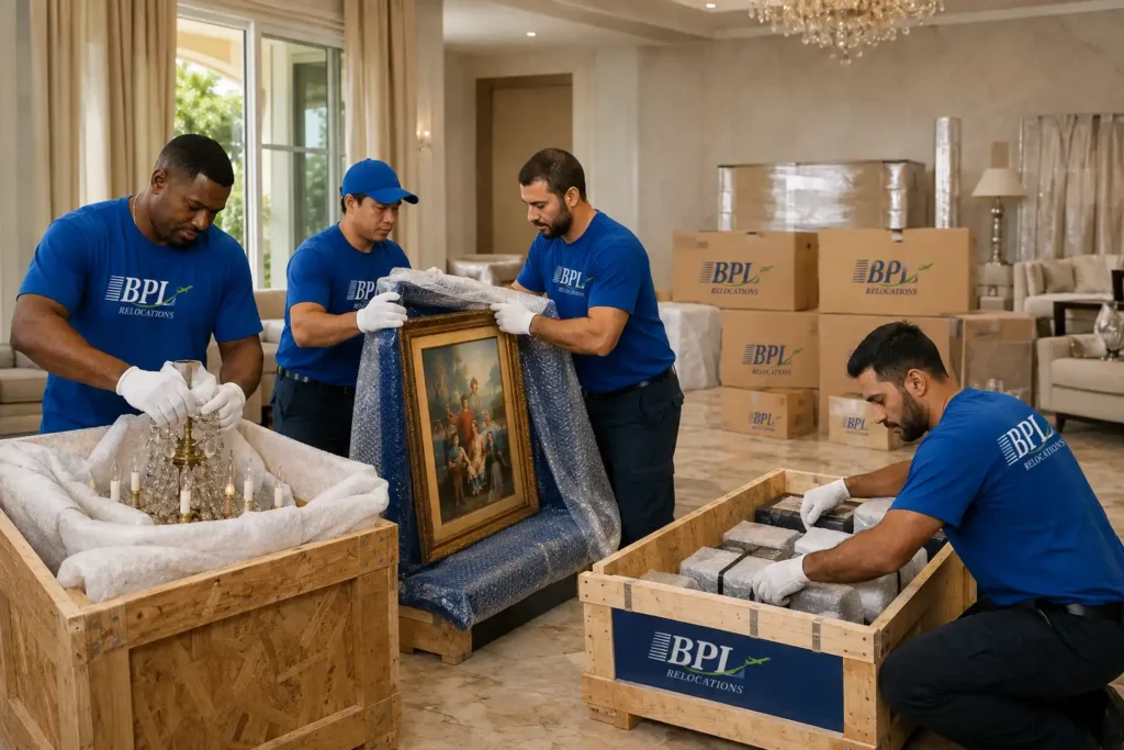 BPL Relocation Fine art shipping services